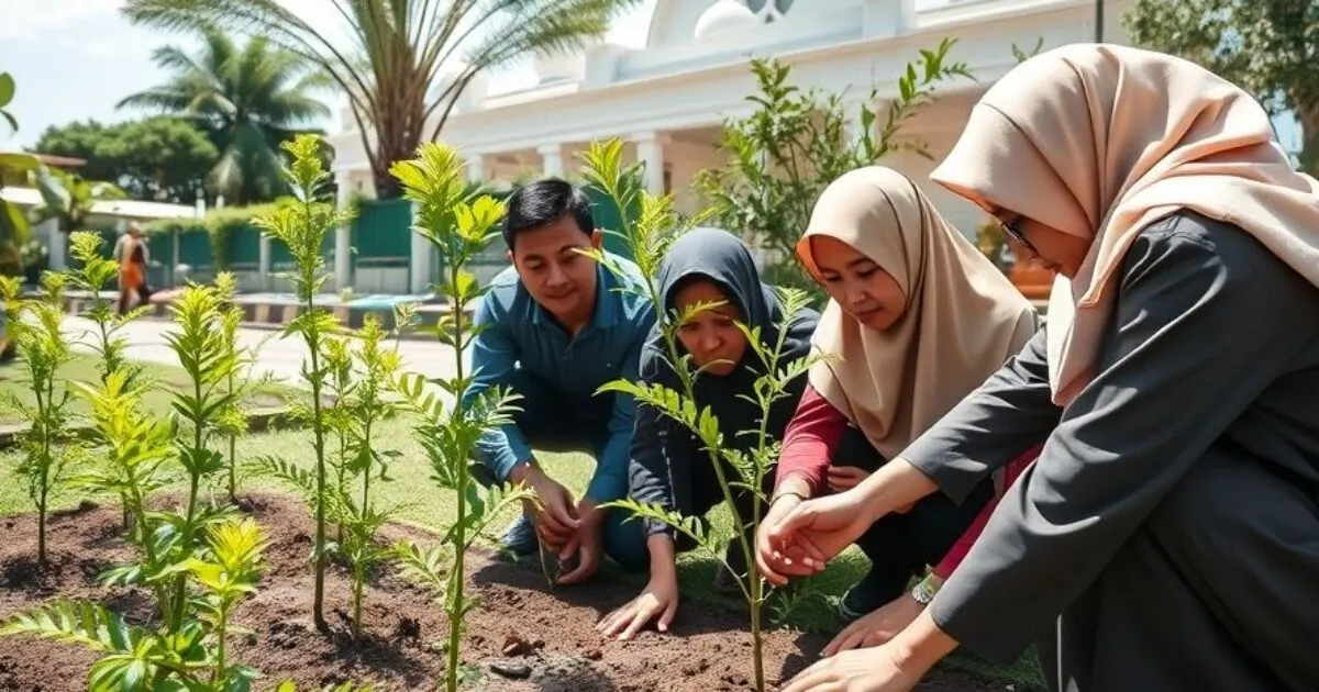 Menghijaukan Pekarangan Masjid: Seni & Keberlanjutan di Cilacap